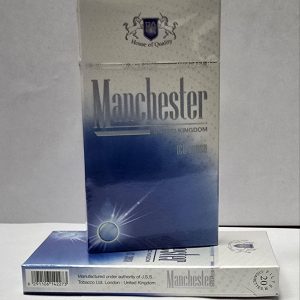 Манчестер сс белая/голубая кнопка